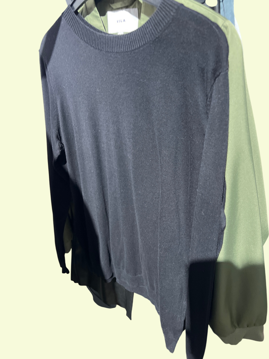 Timezone Pullover Schwarz Gr.: L