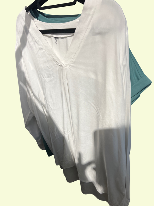 Bluse Weiß Gr.: XXL