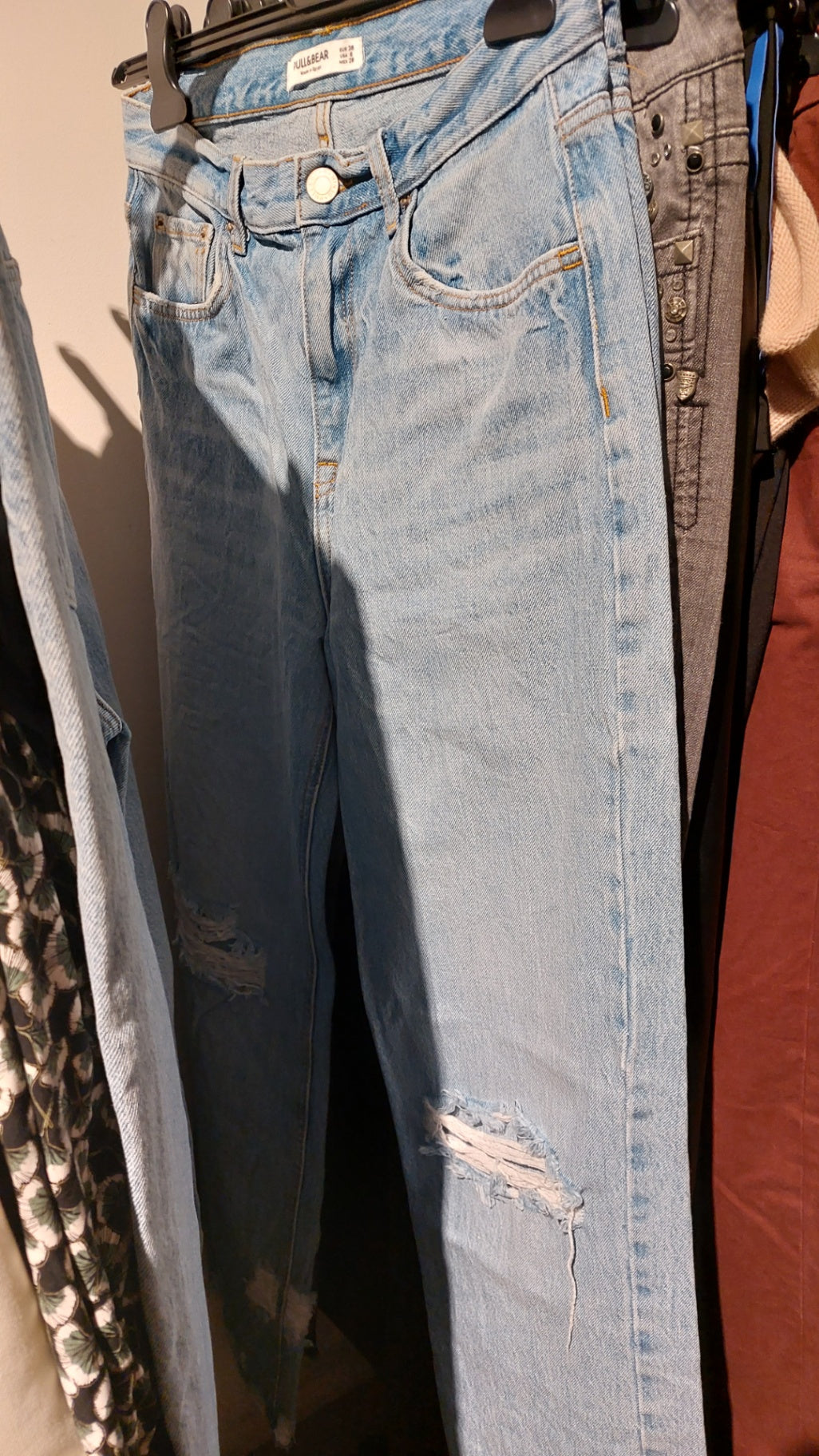 Pull & Bear Jeans Hellblau Gr.: M