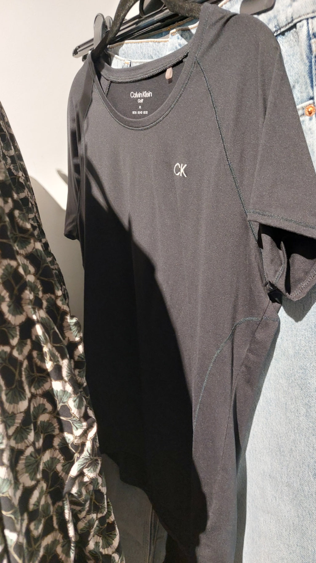 Calvin Klein T-Shirt Schwarz Gr.: L