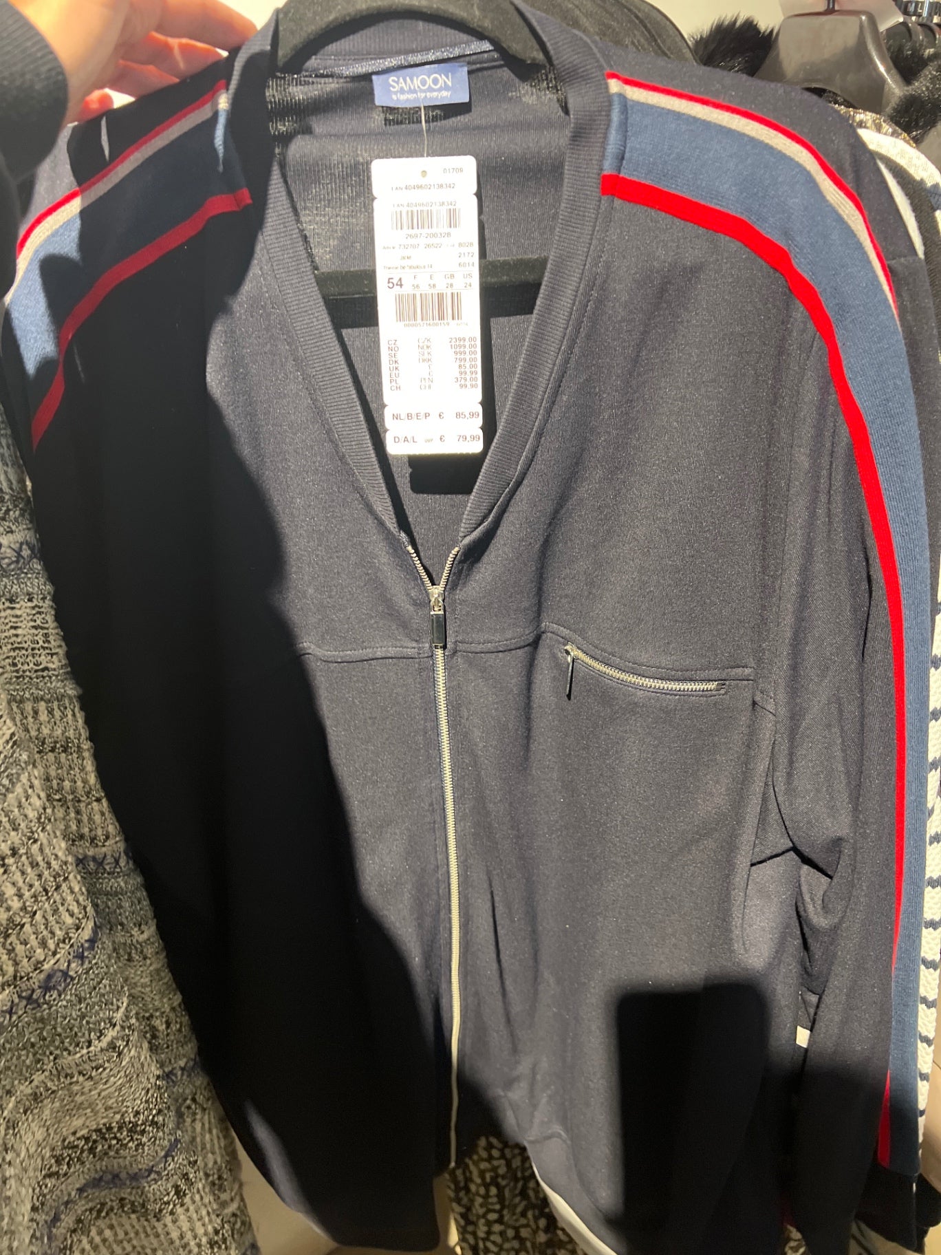 NEU SAMOON Jacke Blau Gr.: 54