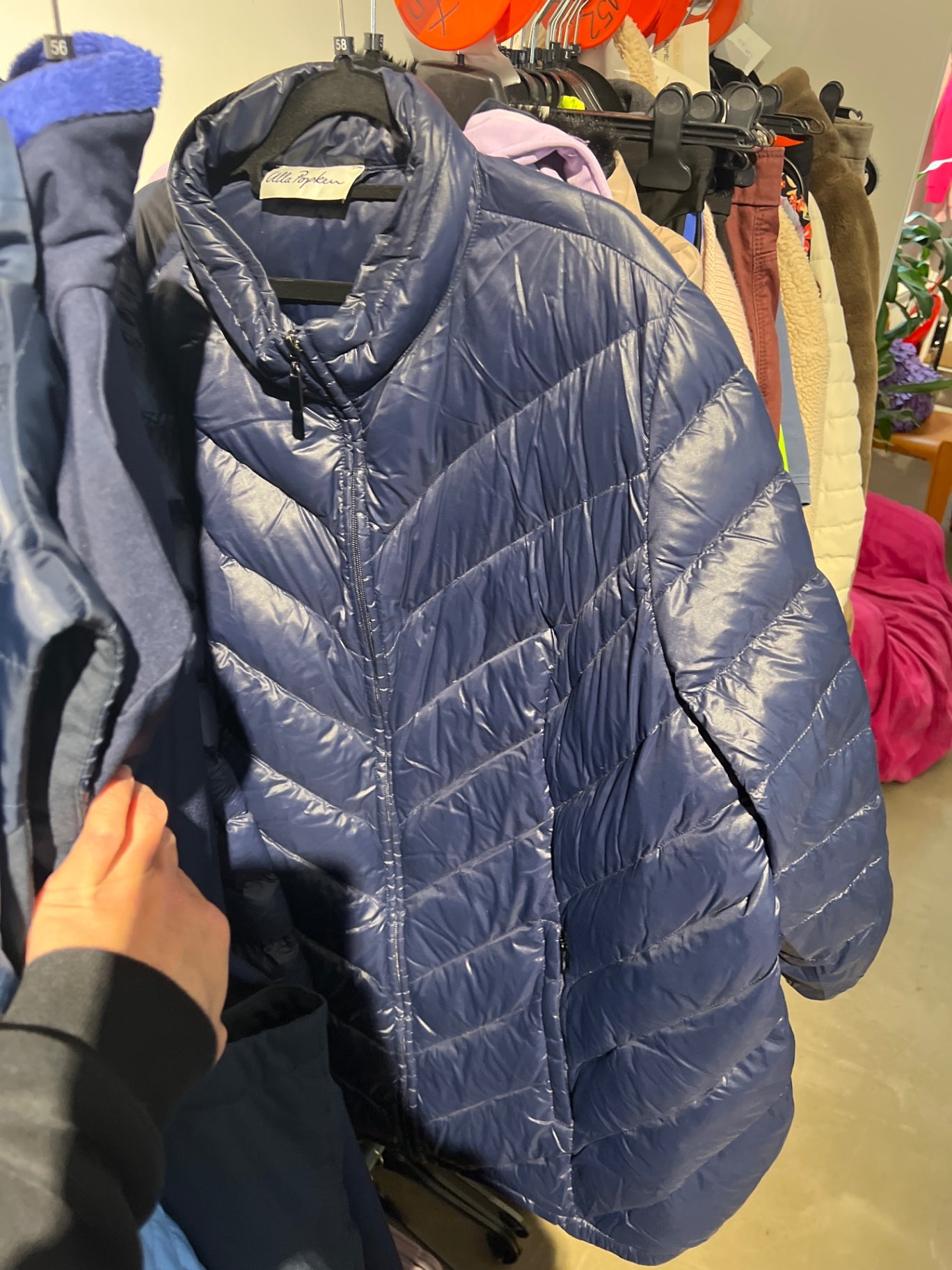 Ulla Popken Steppjacke Blau Gr.: 58