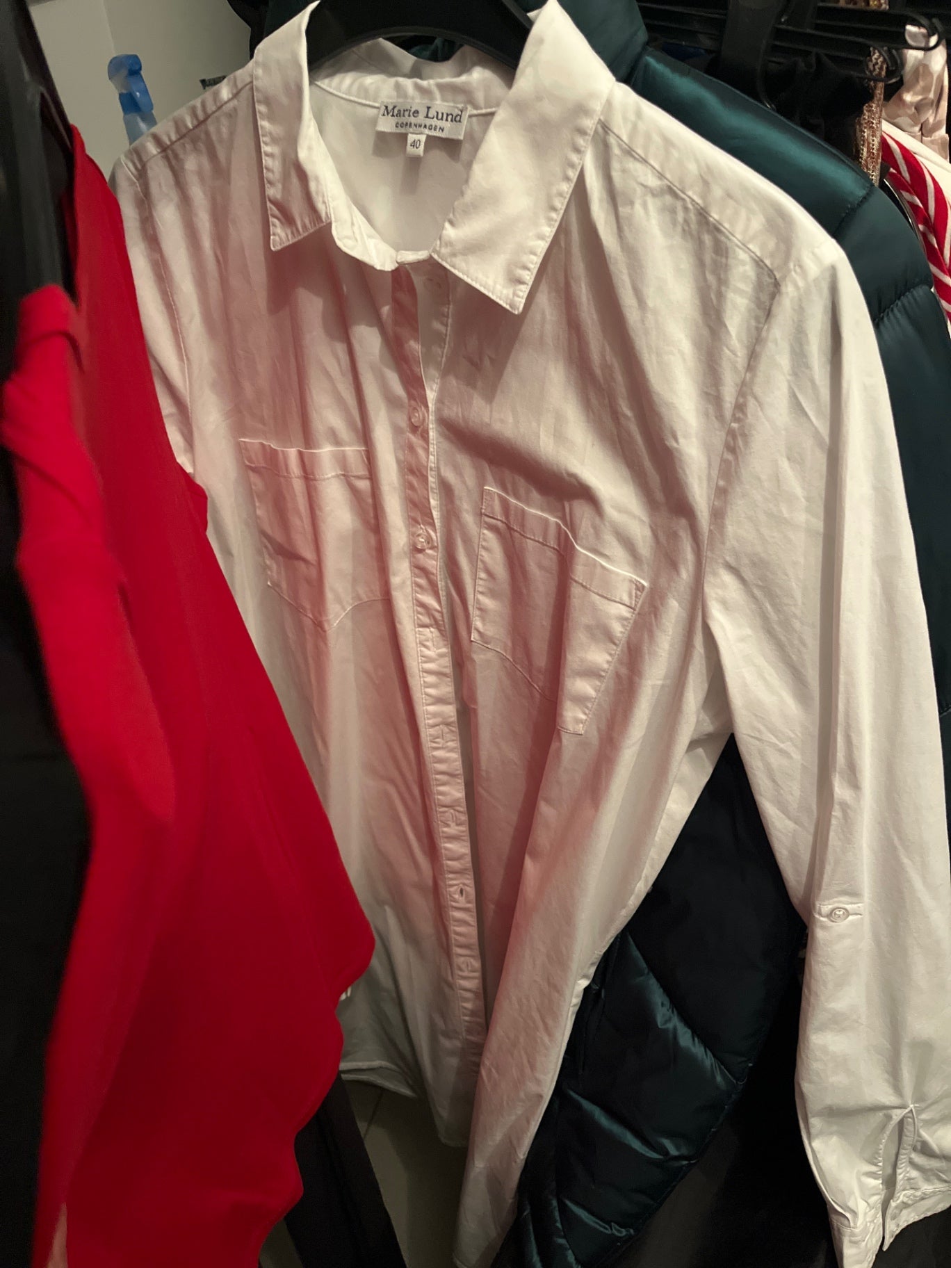 Marie Lund Longbluse Creme Gr.: 40