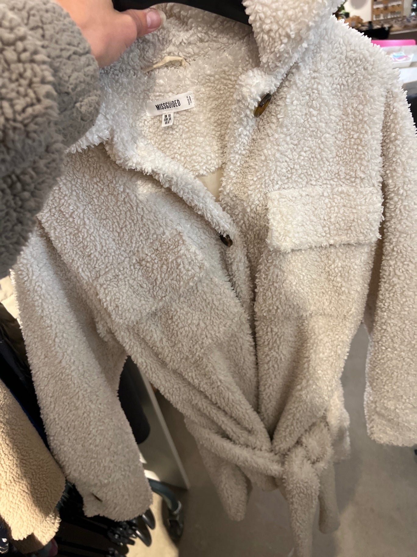 Missguided Jacke Beige Gr.: M