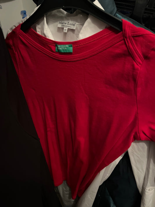 Benetton Shirt Rot Gr.: L