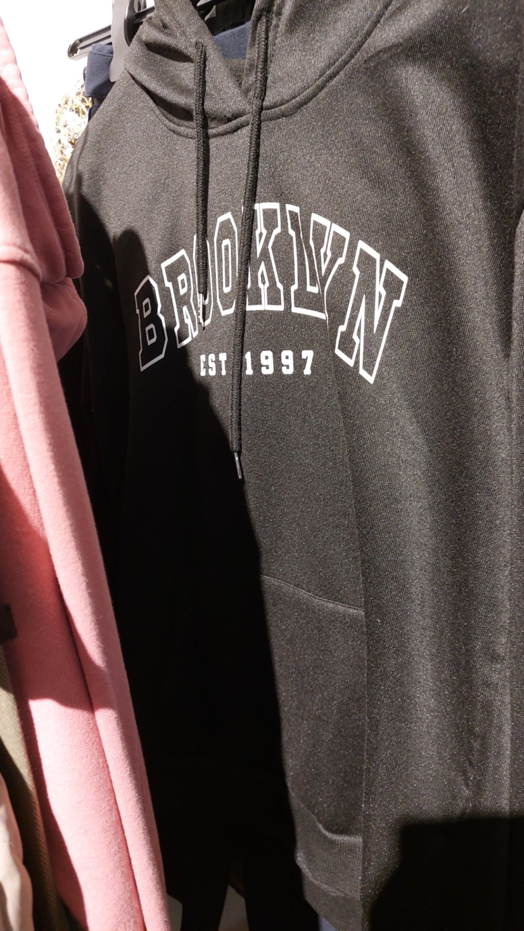 "Brooklyn" Hoodie Schwarz Gr.: M