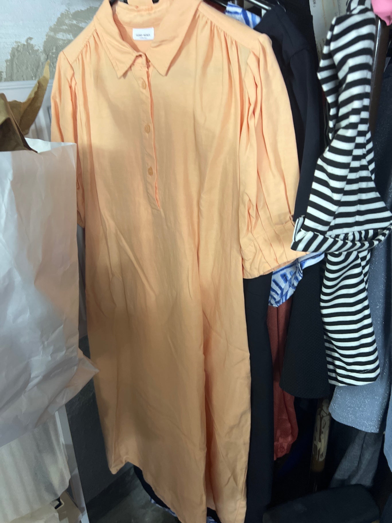 Gerry Weber Blusenkleid Pfirsichfarben Gr.: L