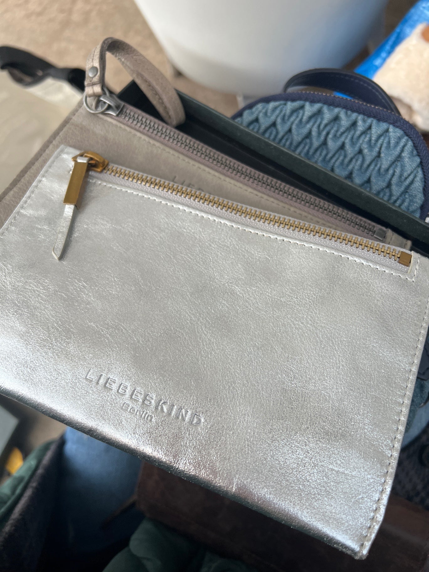 Liebeskind Berlin Kleine Tasche Silber 
