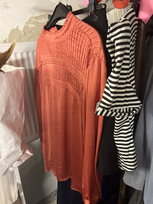 Bluse Orange Gr.: XXXL