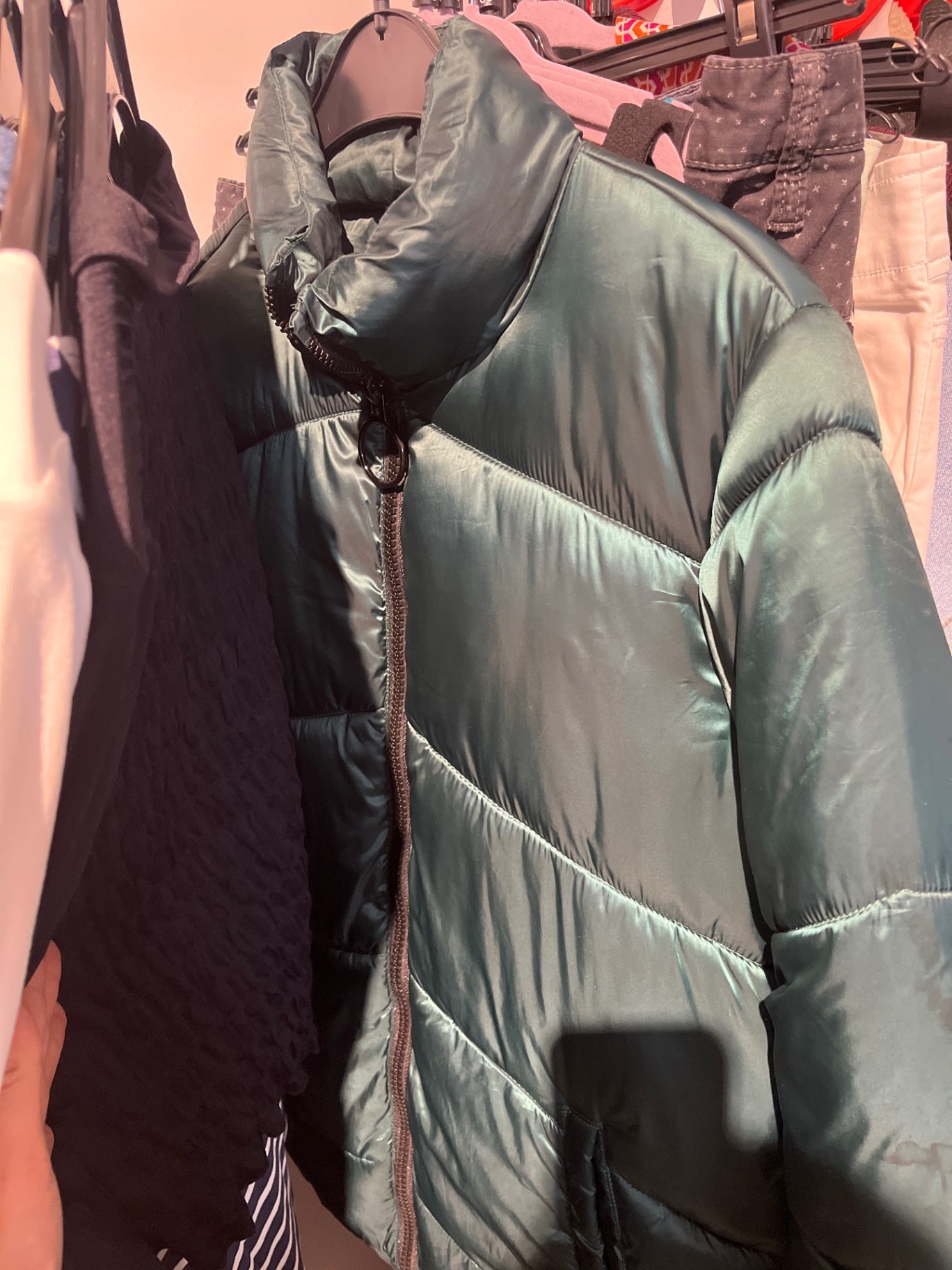  B-Ware Jacke Reserved Grün Gr.: 158