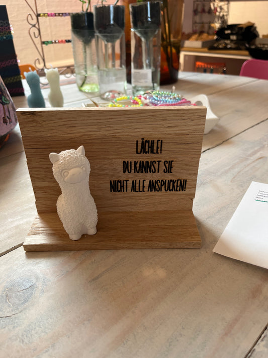 Dekorationslabor Lama Aufsteller  