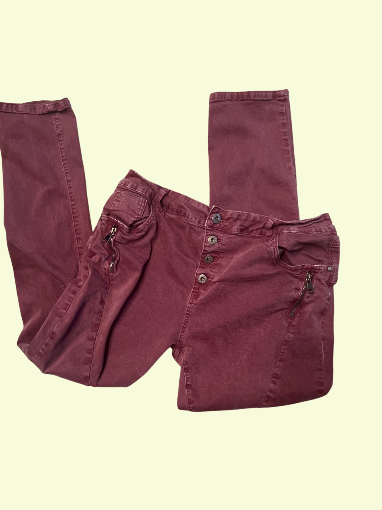 Karostar Jeans Bordeauxrot Gr.: 48
