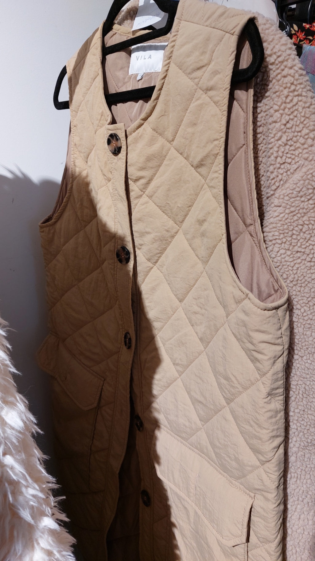 VILA Weste Beige Gr.: 40