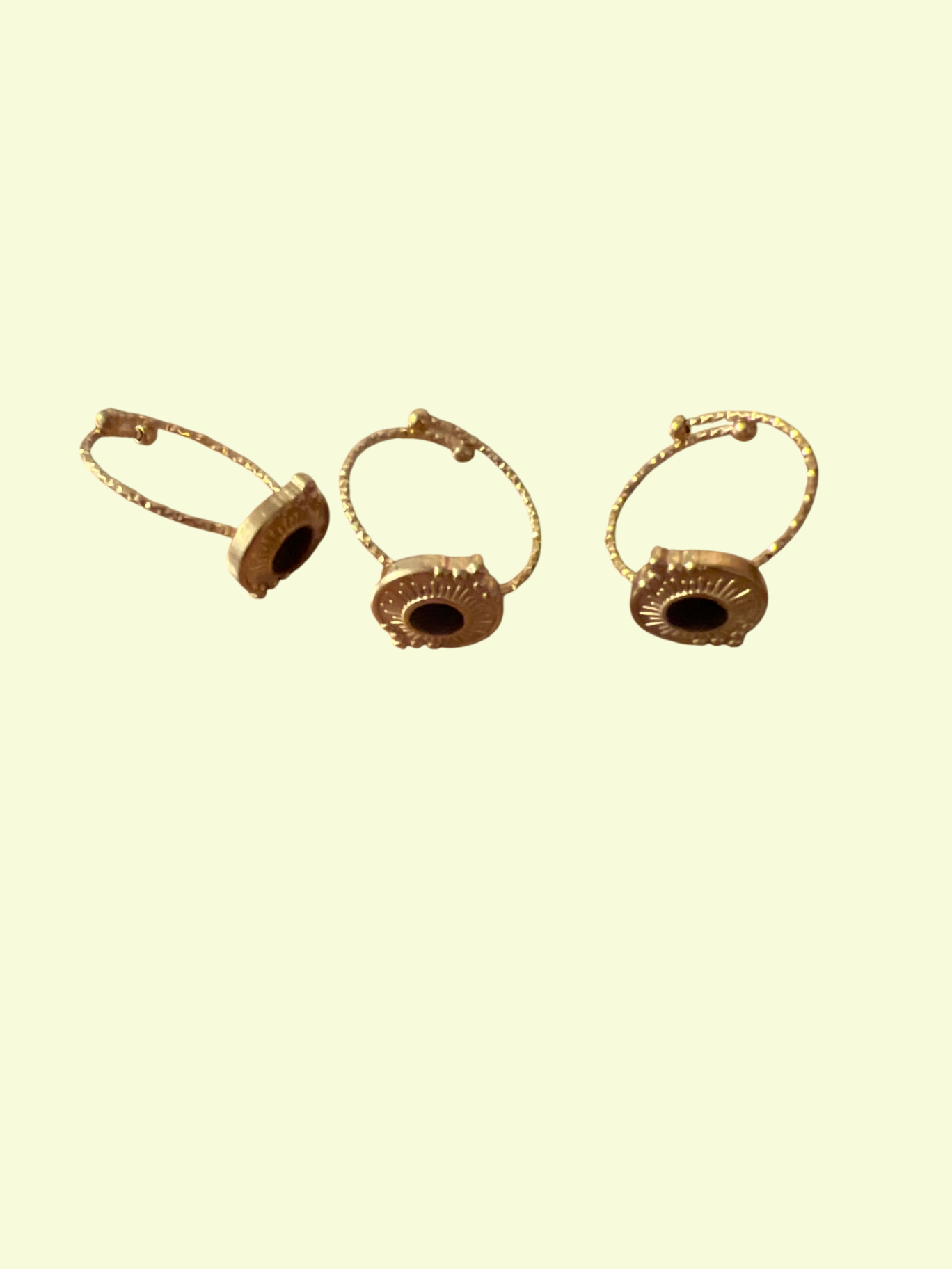 Ring Gold Schwarz