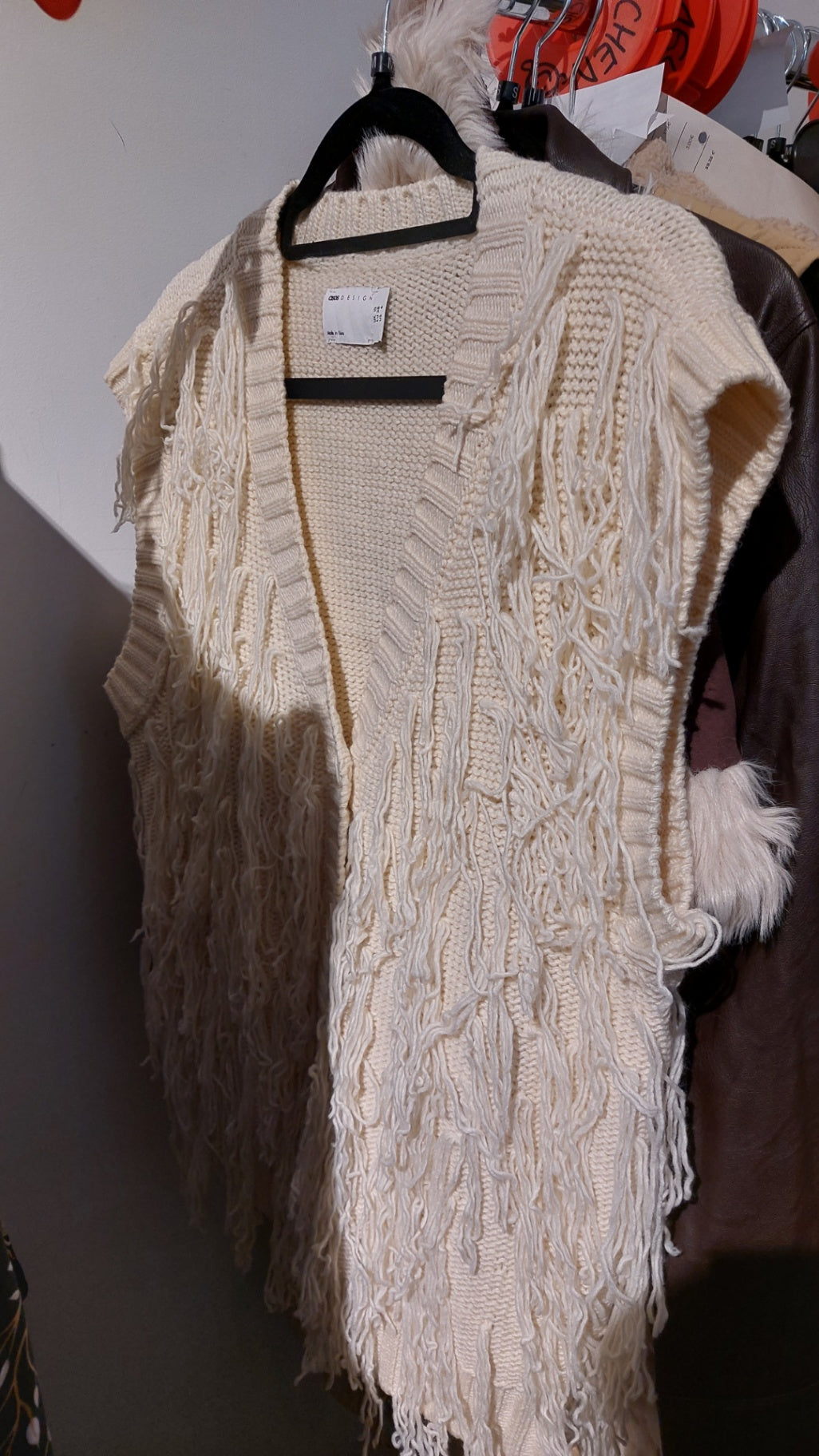 ASOS Weste Creme Gr.: 38