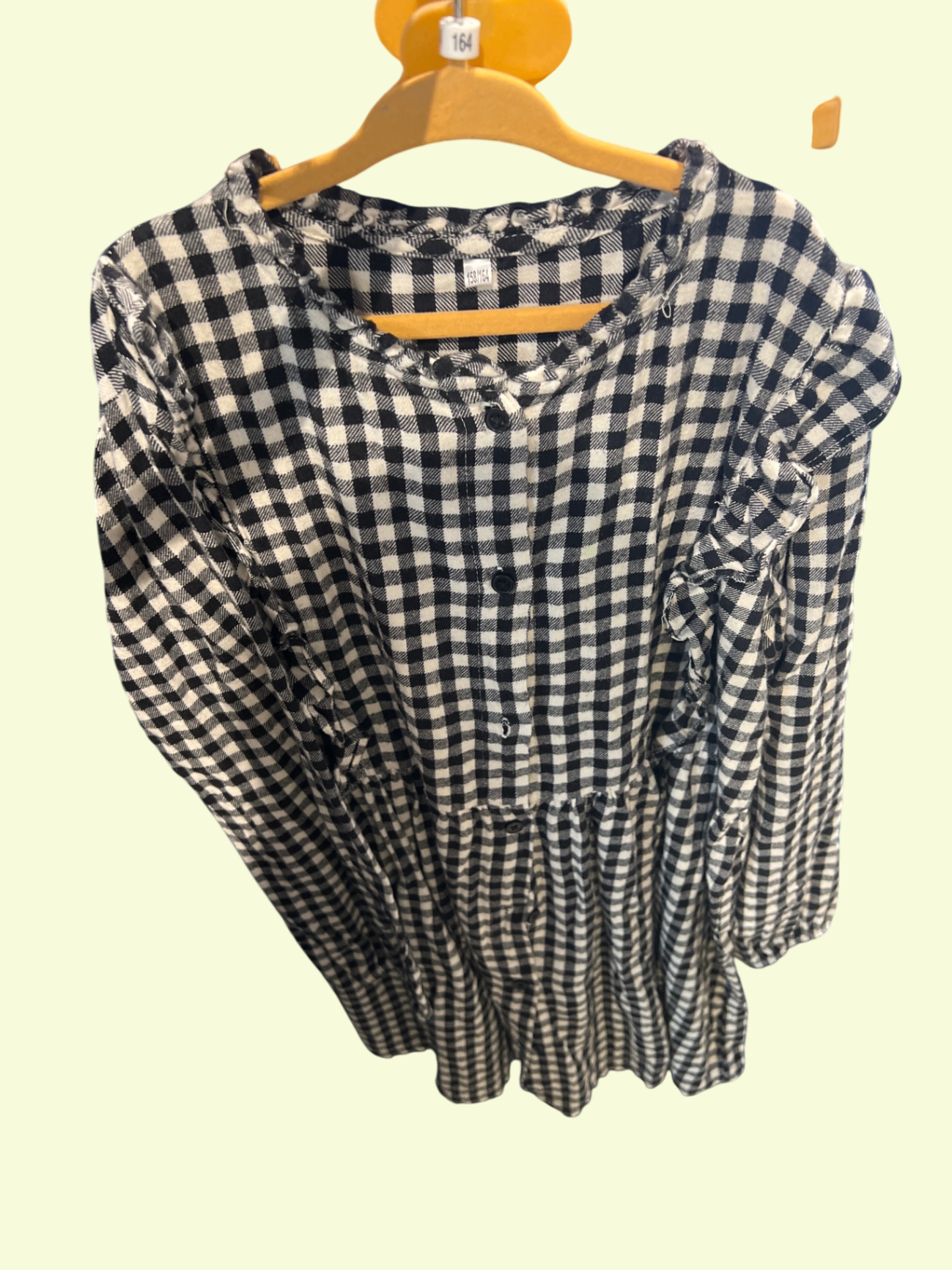 Kleid Schwarz und Weiß Gr.: 158