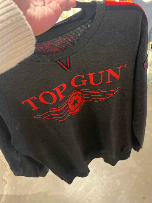 TopGun Sweatshirt Grau Gr.: L