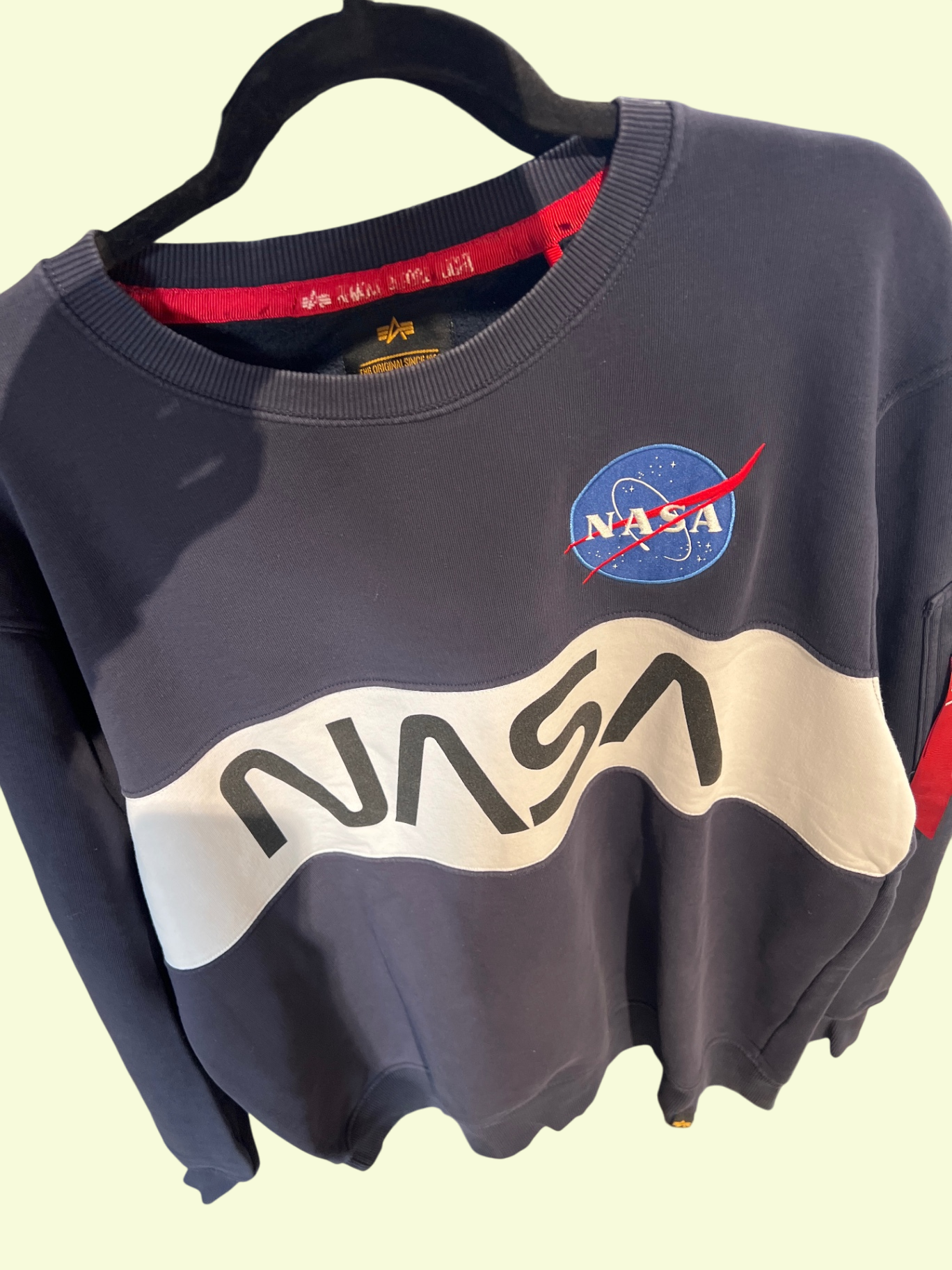 Alpha Industries Pullover Blau Gr.: XXL