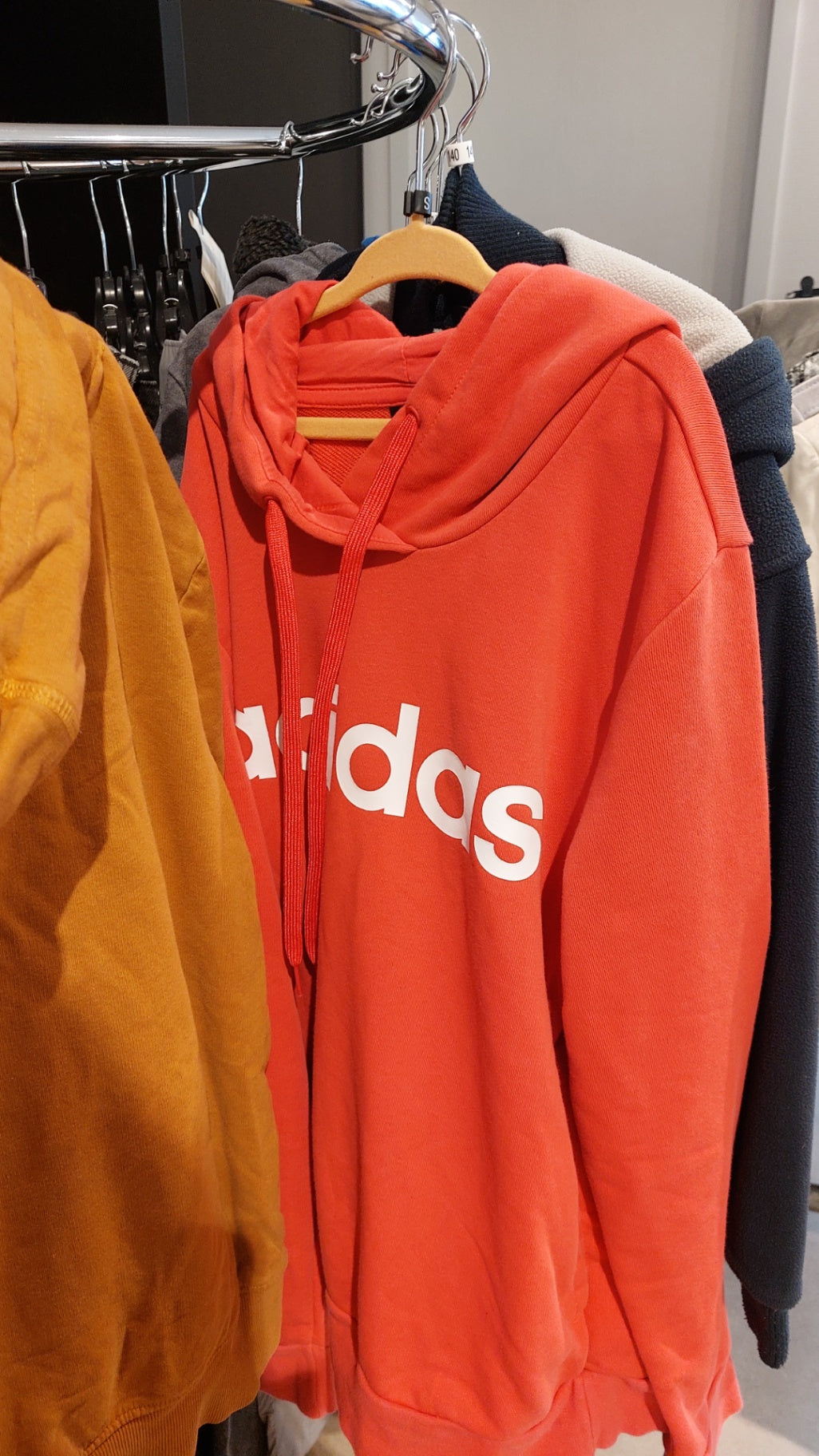 adidas Hoodie Korall Gr.: S