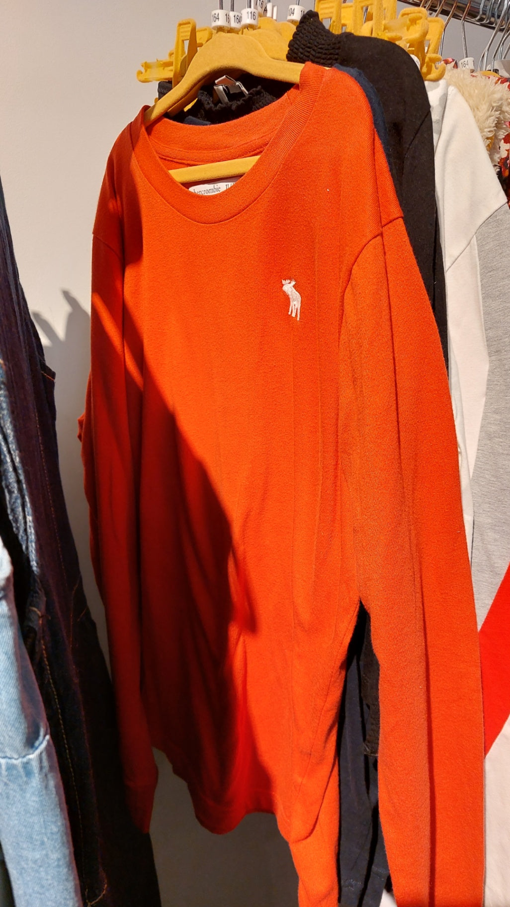 Abercrombie & Fitch Sweatshirt Rot Gr.: 164