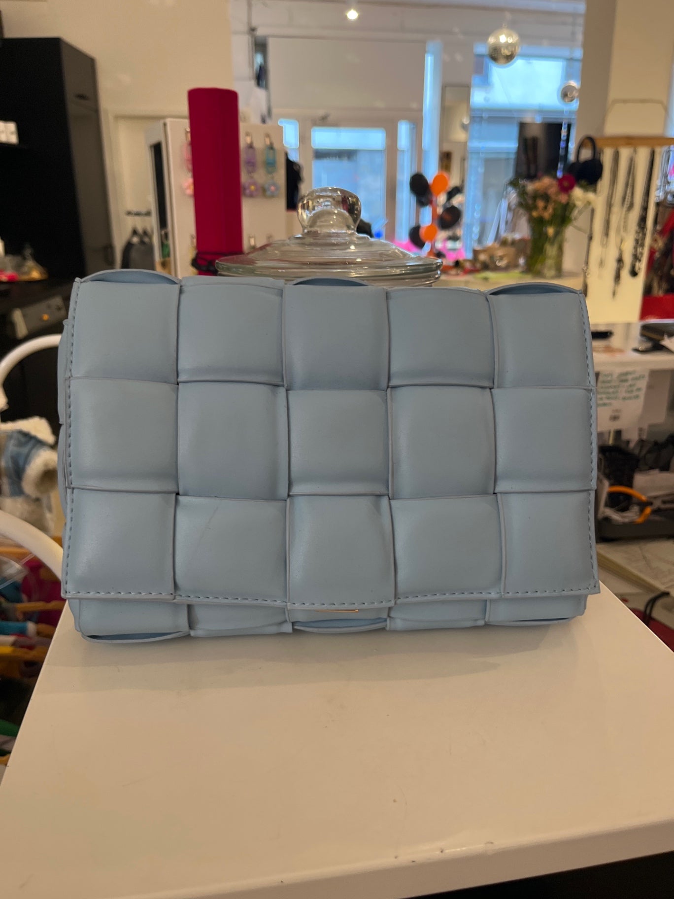 Handtasche Hellblau 
