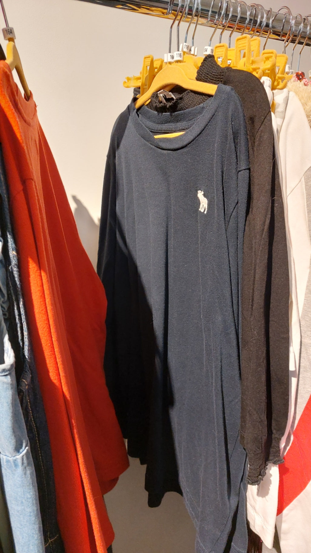 Abercrombie & Fitch Sweatshirt Blau Gr.: 164