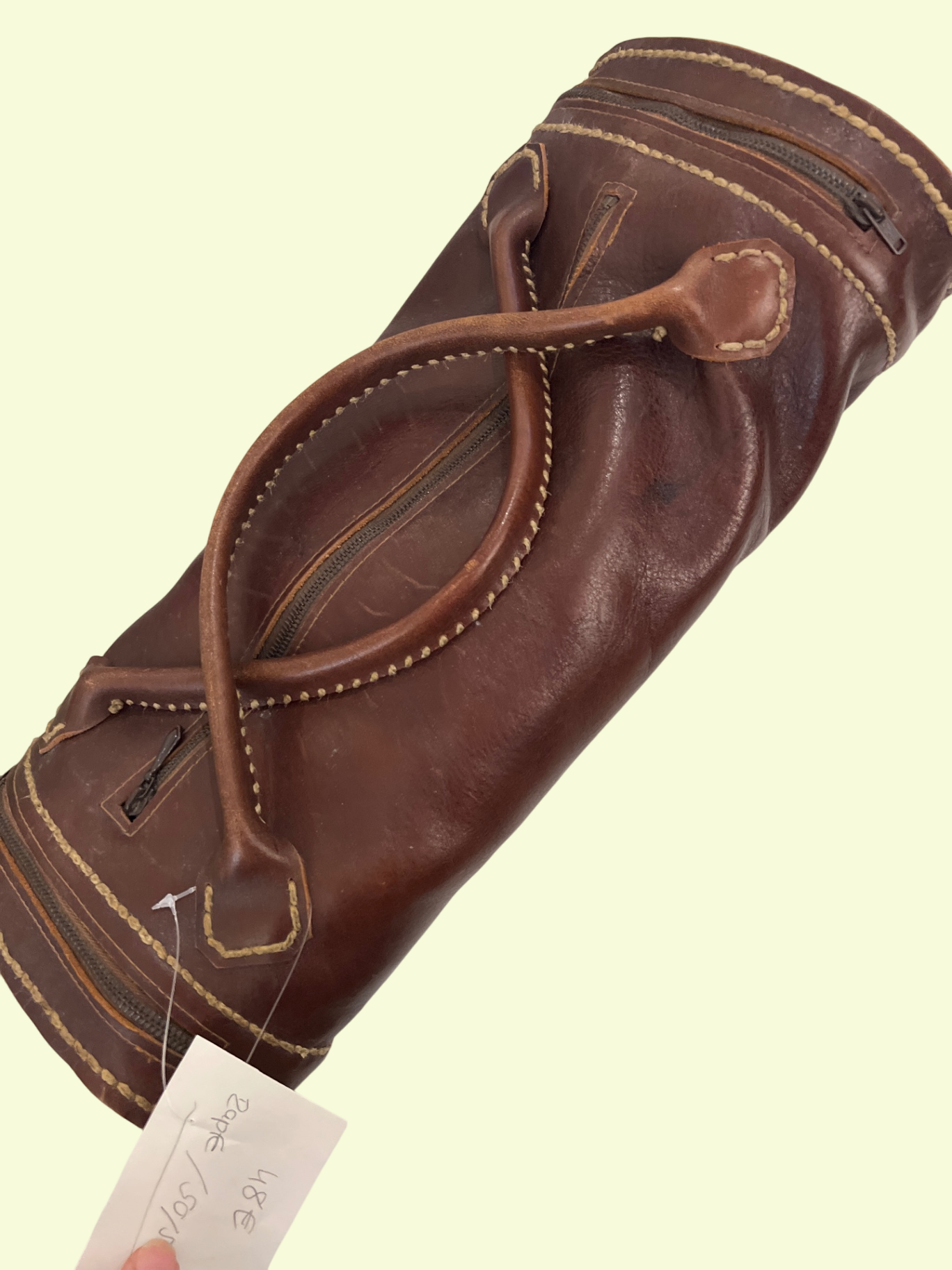 Leder Vintage Tasche Braun 