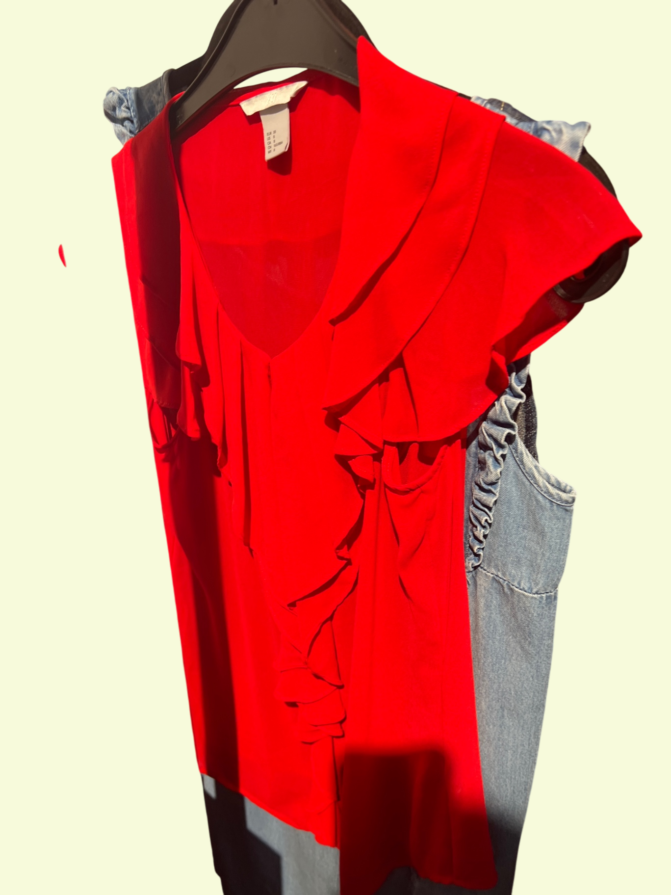 H&M Bluse Rot Gr.: M