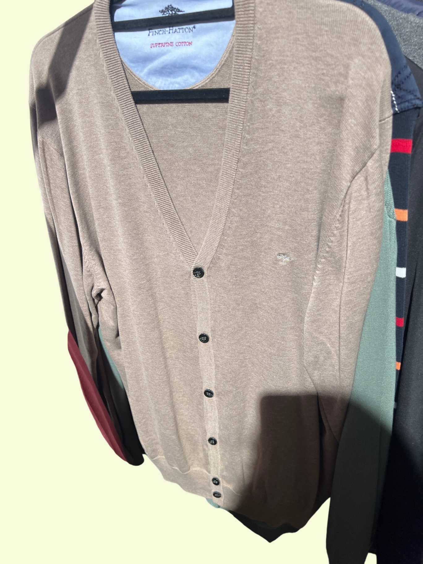 Fynch-Hatton Strickjacke Beige Gr.: XL