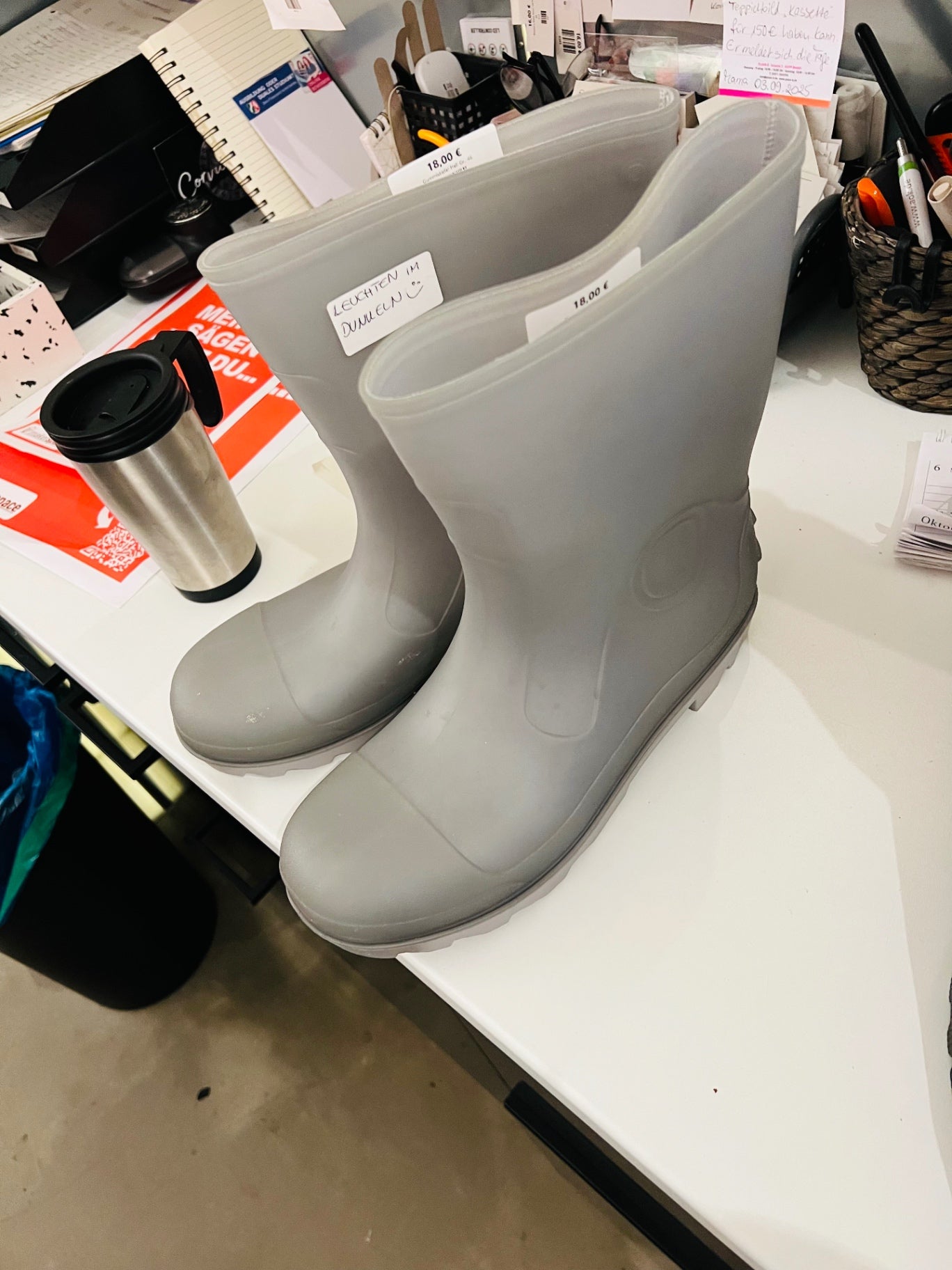 Gummistiefel Hell Gr.: 46