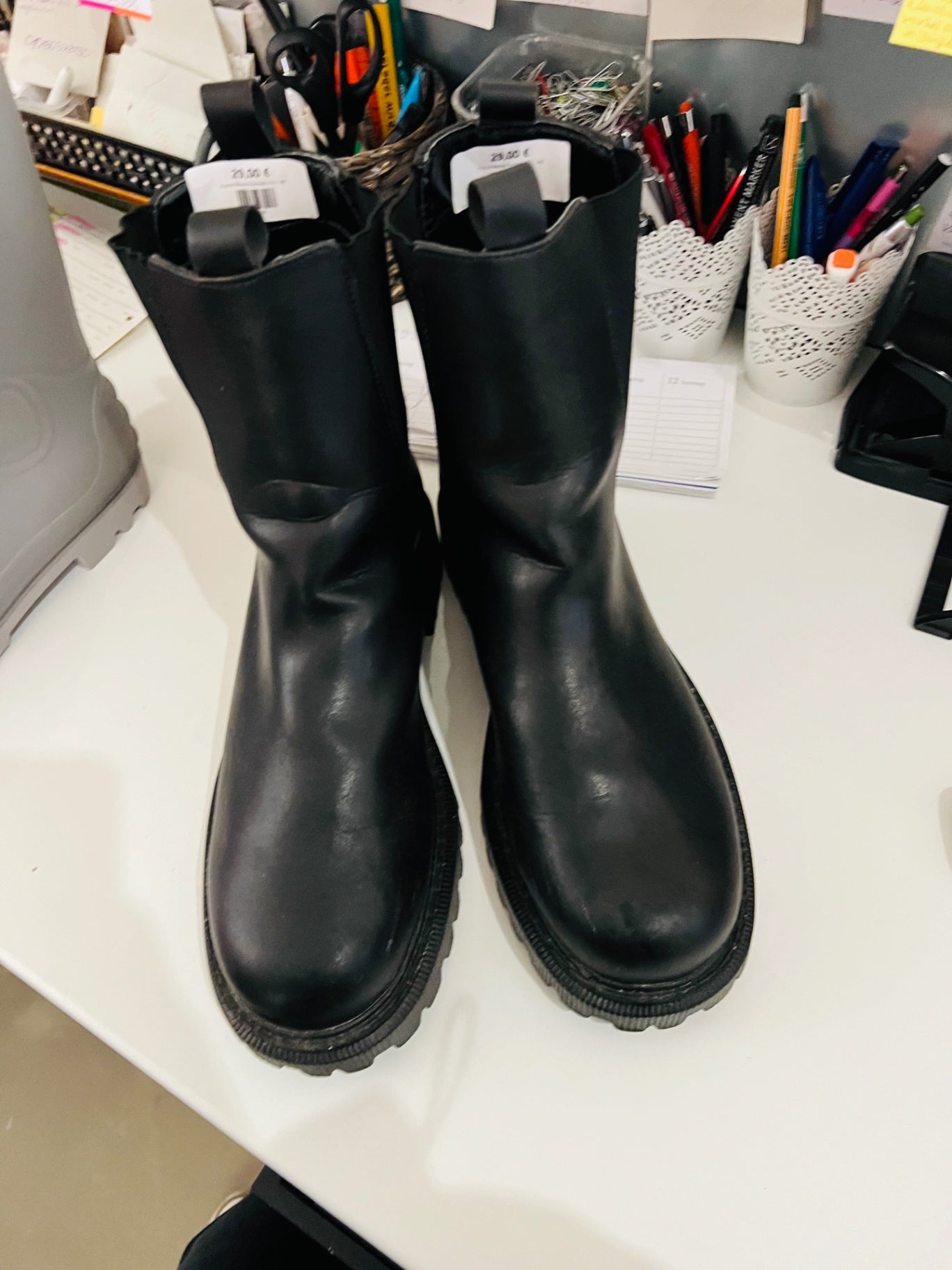 Herrenboots Schwarz Gr.: 46