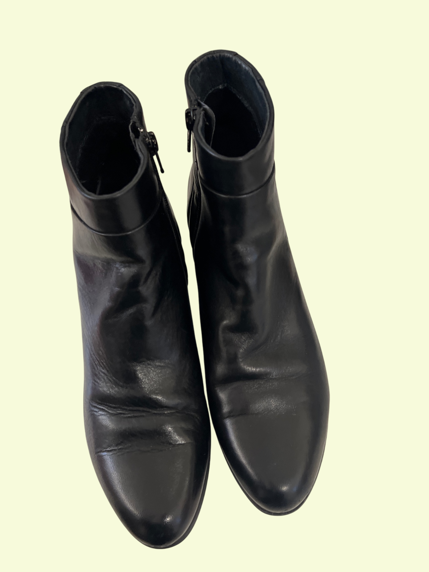 5th Avenue Leder Stiefeletten Schwarz Gr.: 41