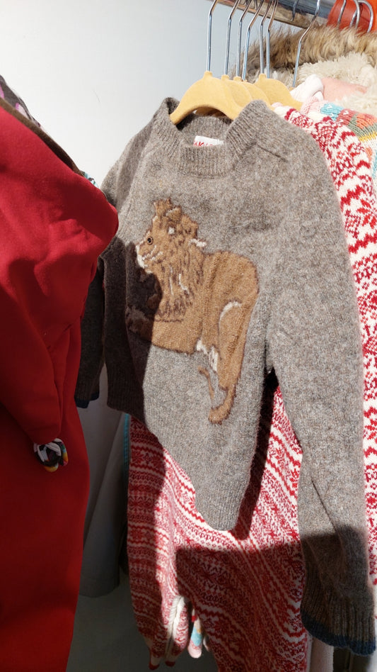 Cath kids Pullover Graubraun Gr.: 86