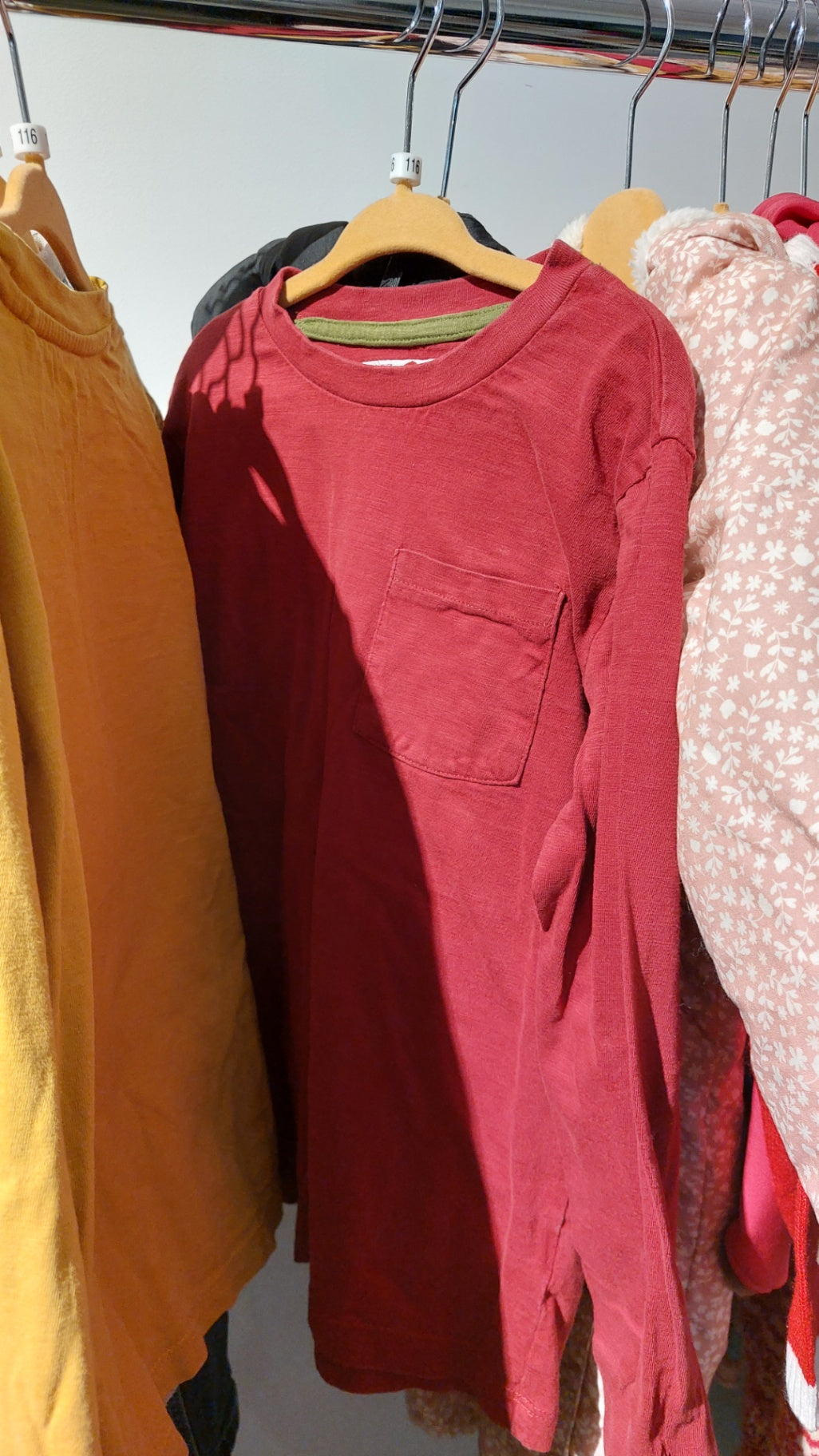 Next Langarmshirt Rot Gr.: 116