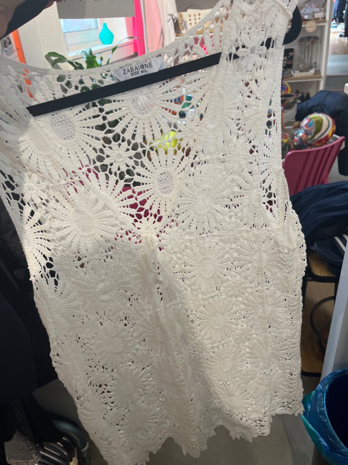 Zabaione Weste Weiss Gr.: M/L