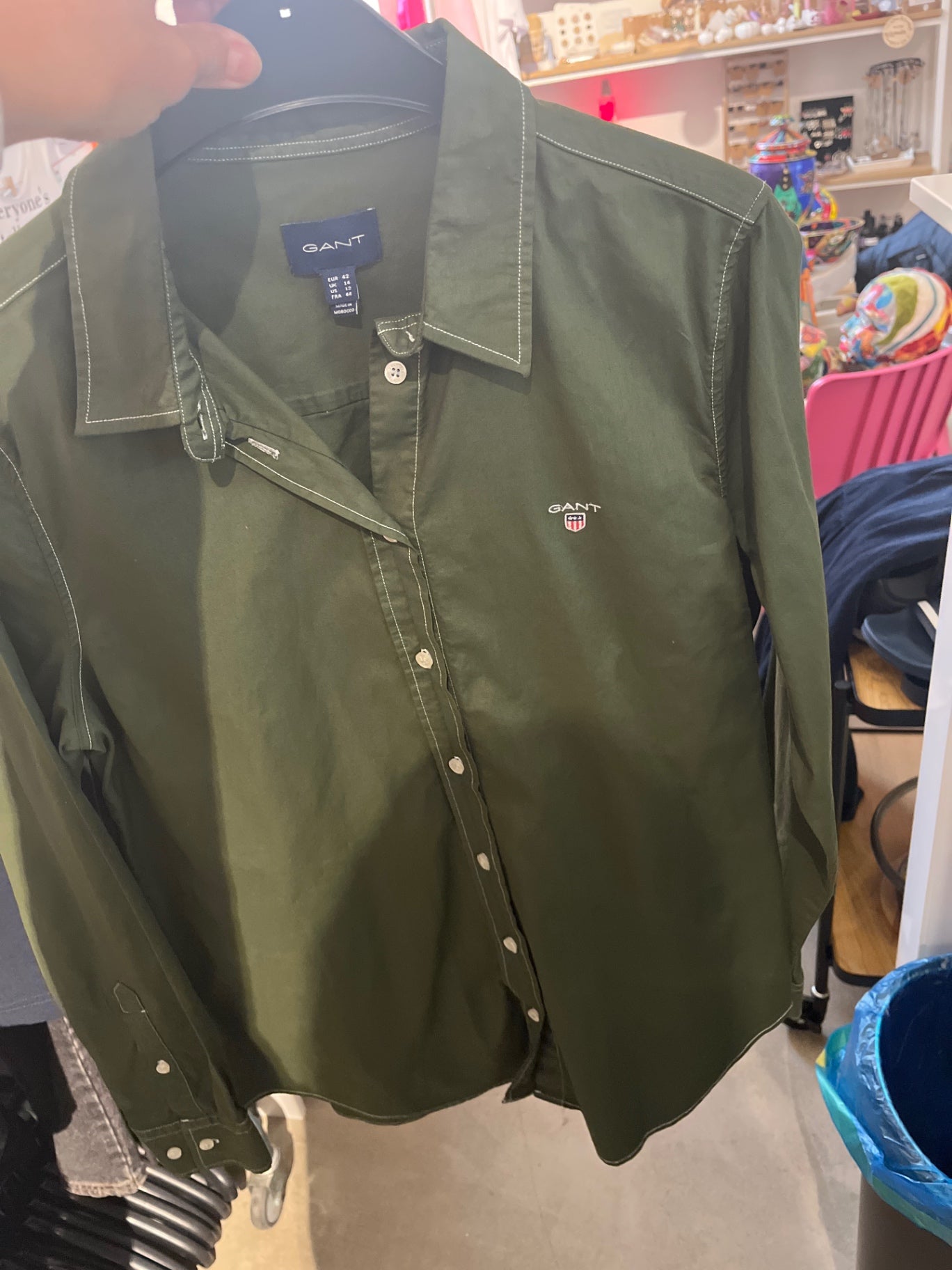 GANT Hemd Grün Gr.: 42