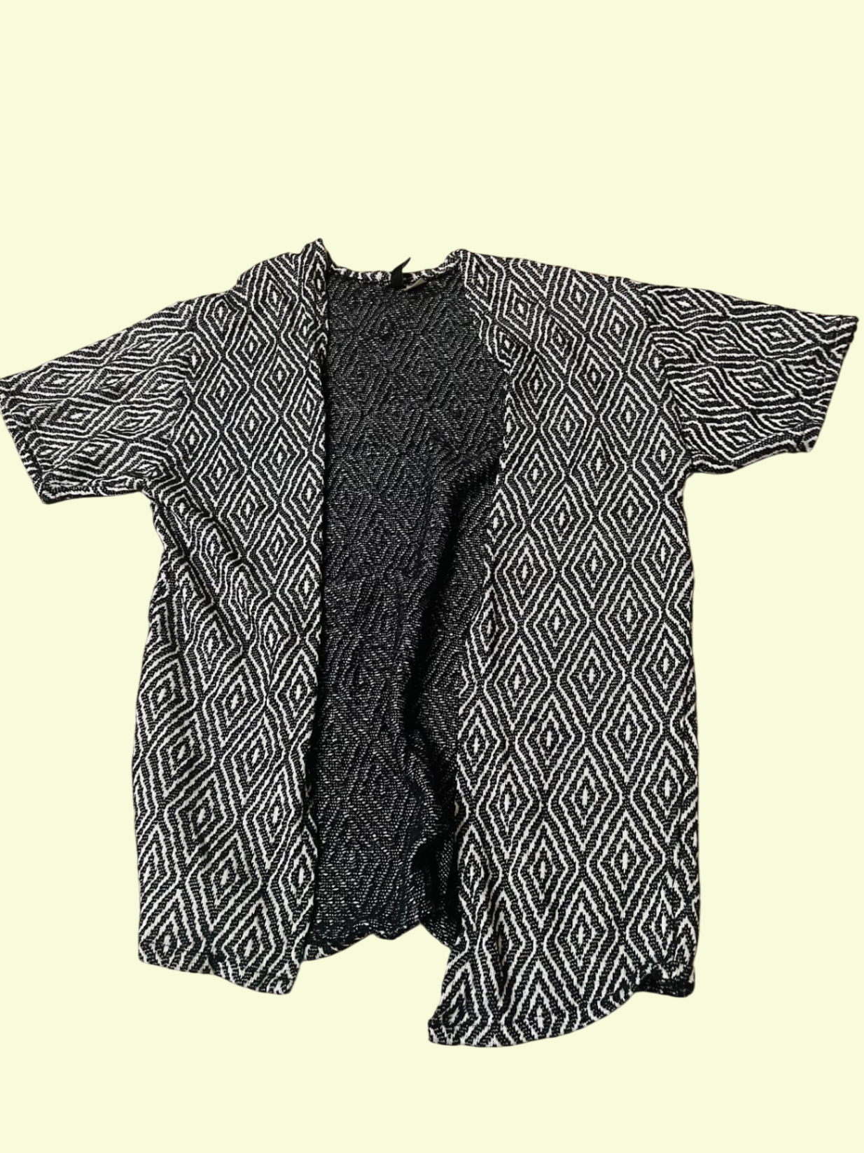 H&M Strickjacke Schwarz weiß Gr.: S