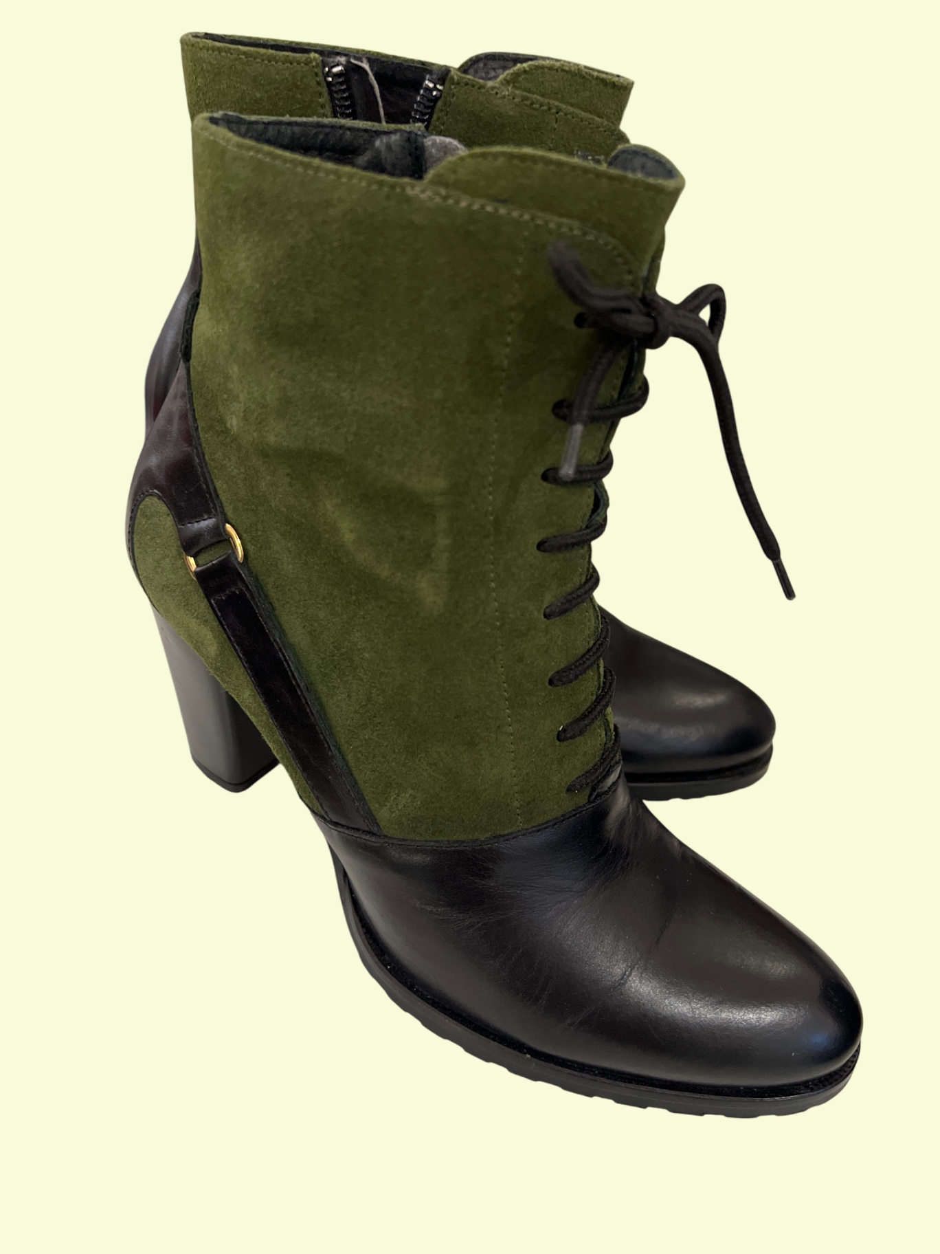 Vitti Love Stiefel Dunkelgrün Gr.: 38