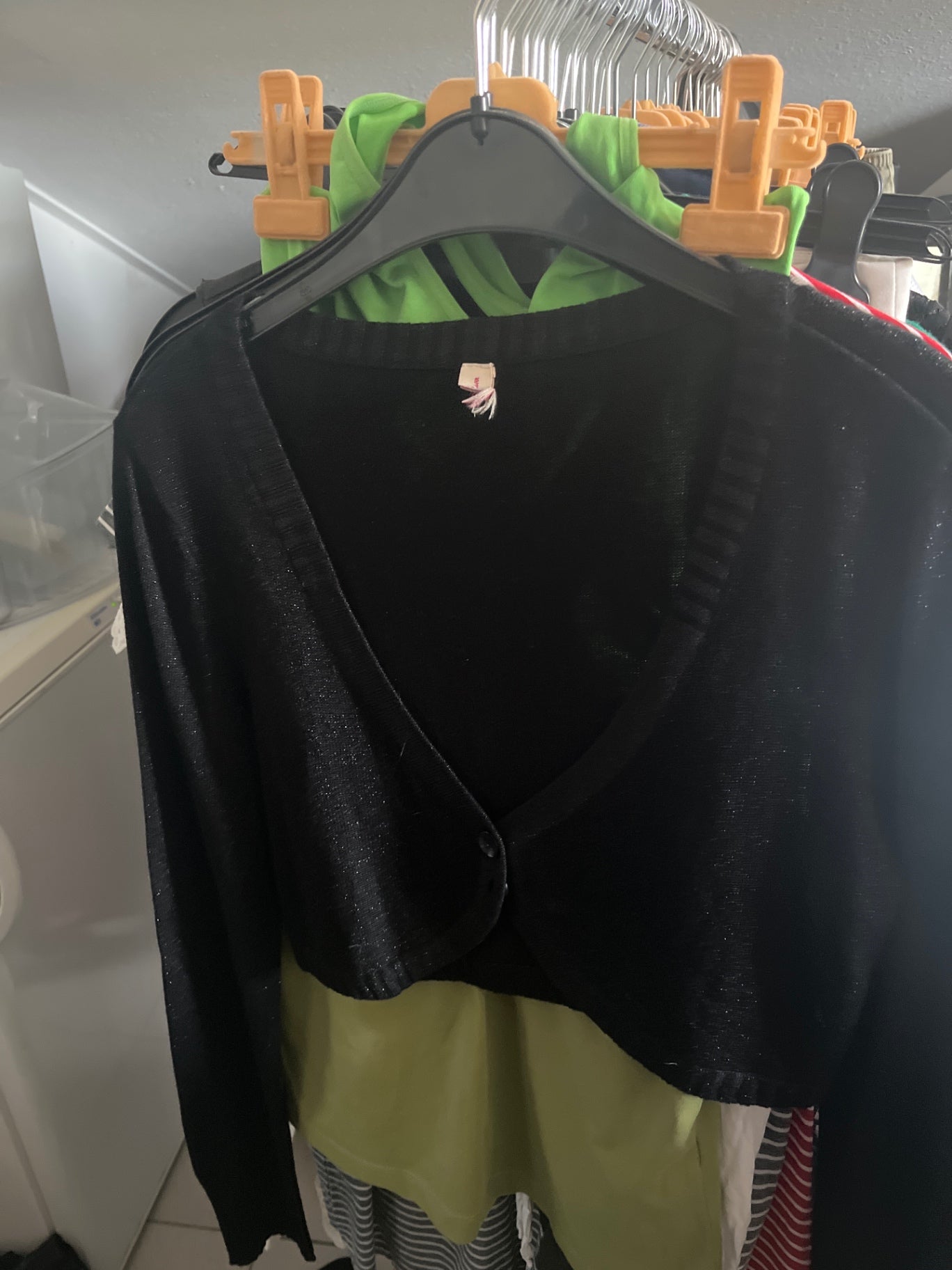 QS S.Oliver Bolero Schwarz Glitzer Gr.: L
