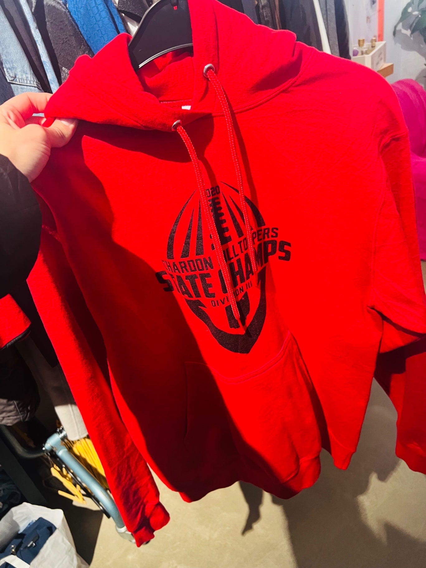 Hoodie Rot Gr.: L