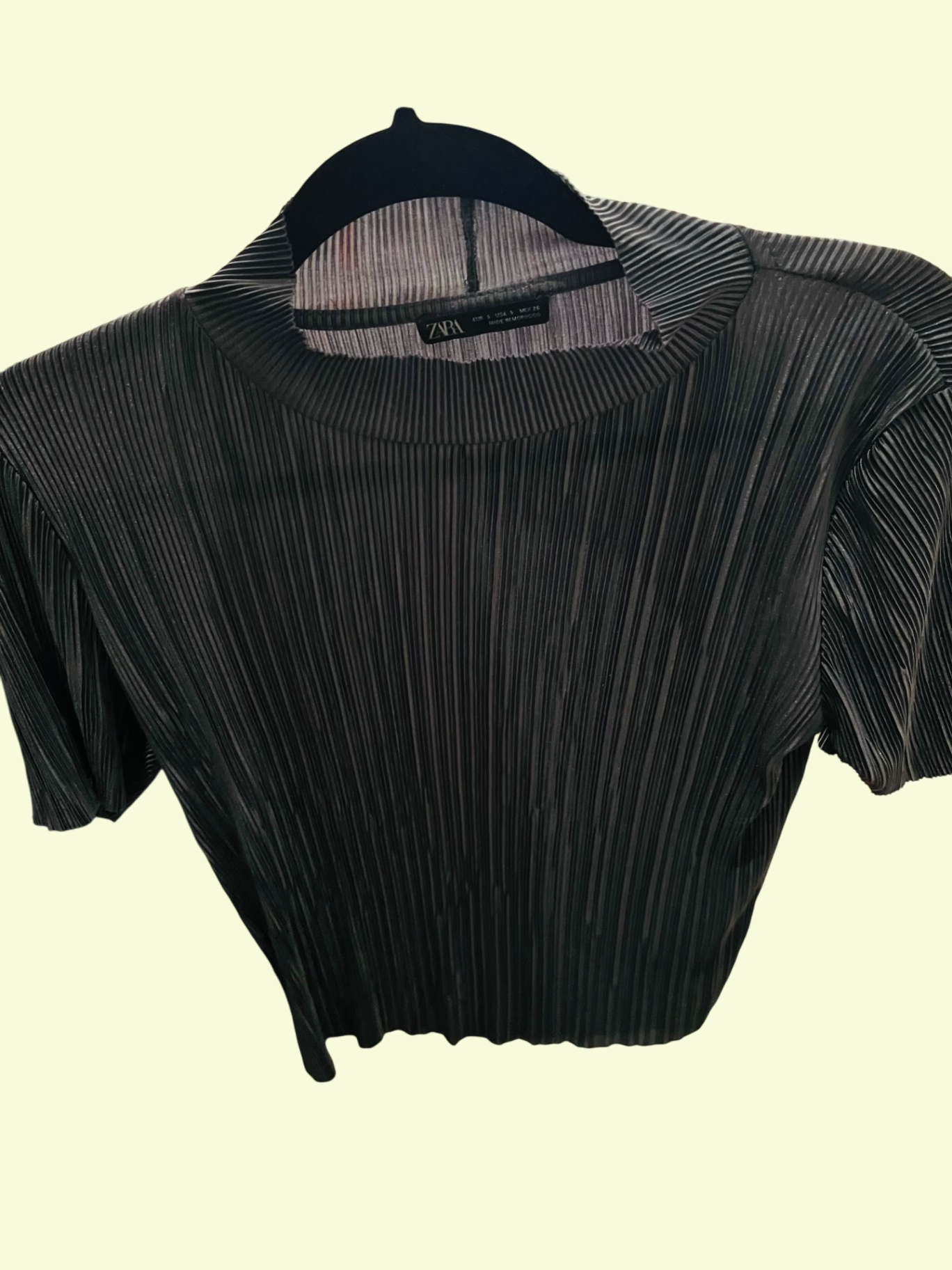 ZARA Blusenshirt Schwarz Gr.: S