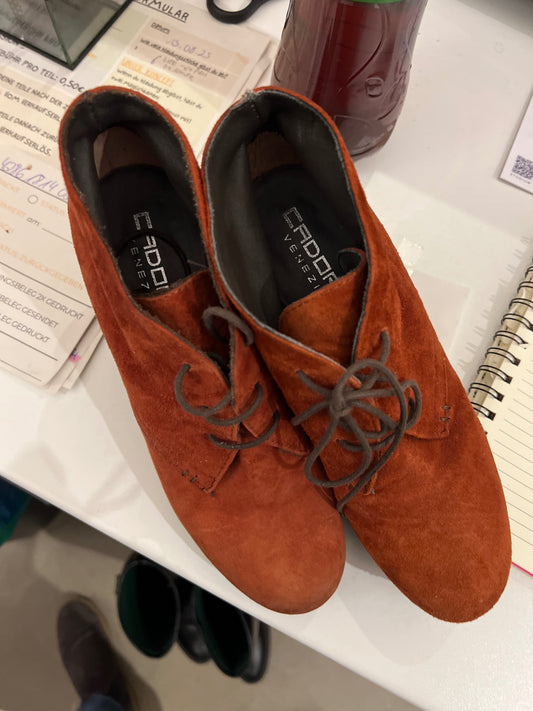 Cadoro Stiefeletten Orange Gr.: 37