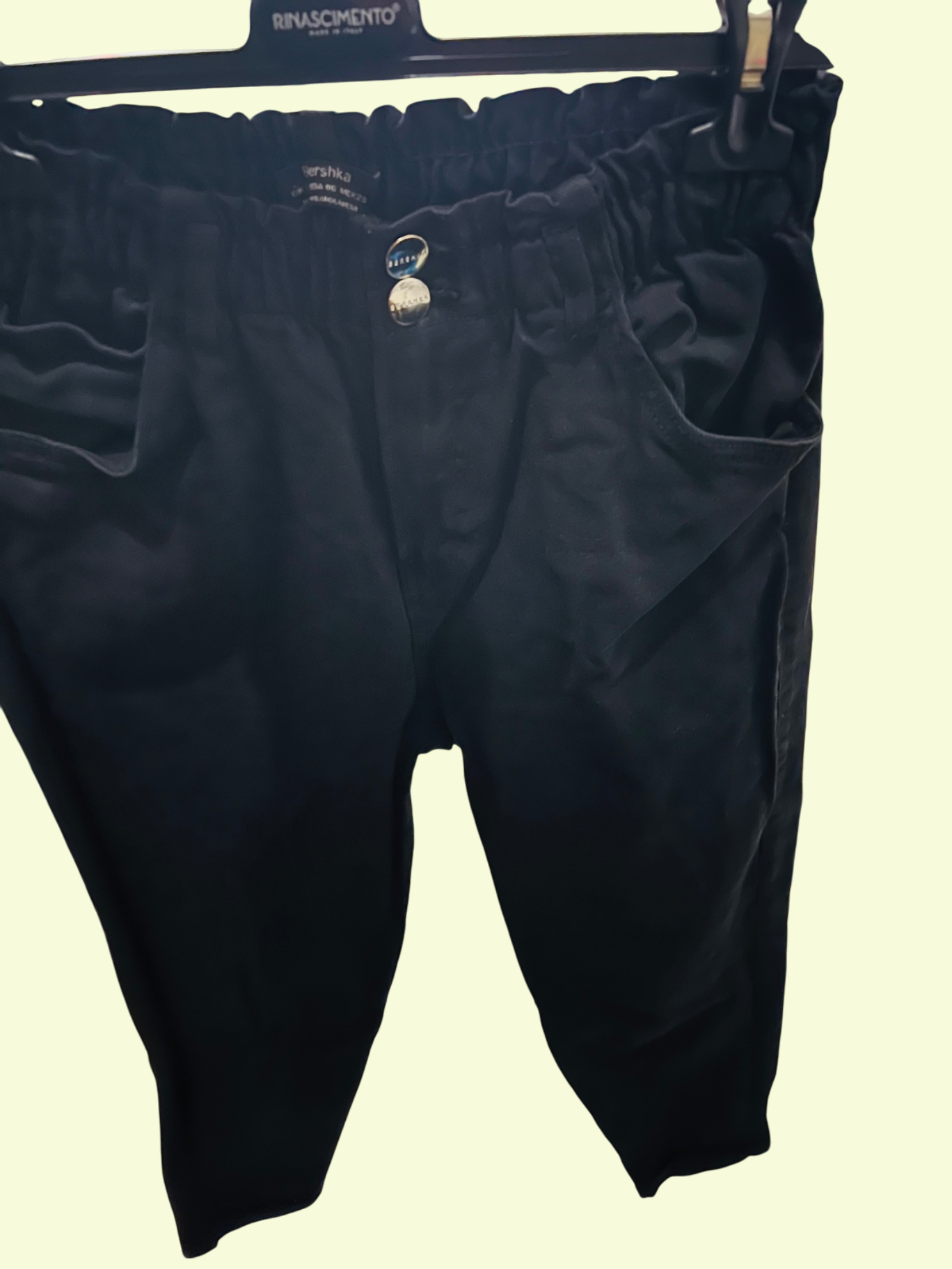 bershka Hose Schwarz Gr.: M