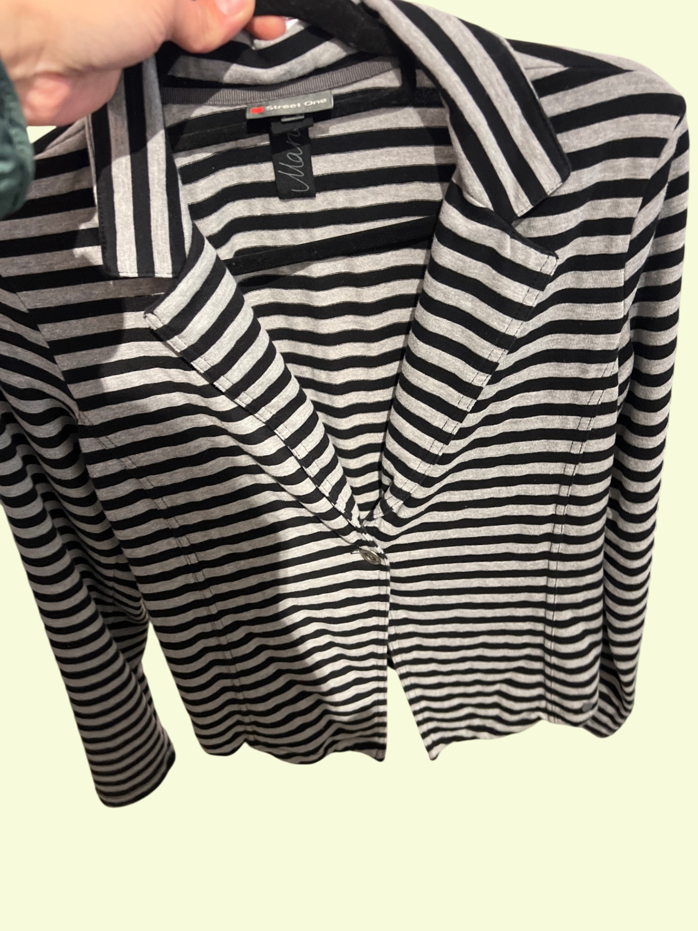 Street One Blazer Schwarz und Weiß Gr.: M
