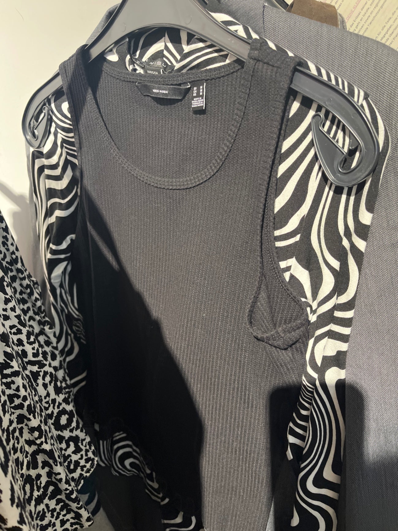 Vero Moda Top Schwarz Gr.: M