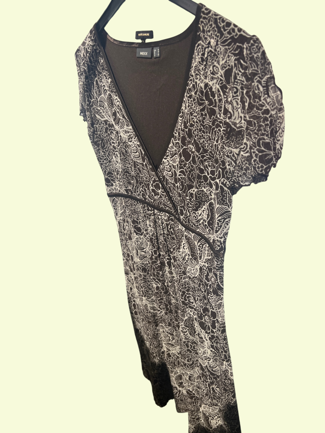 Mexx Kleid braun und Weiß Gr.: M