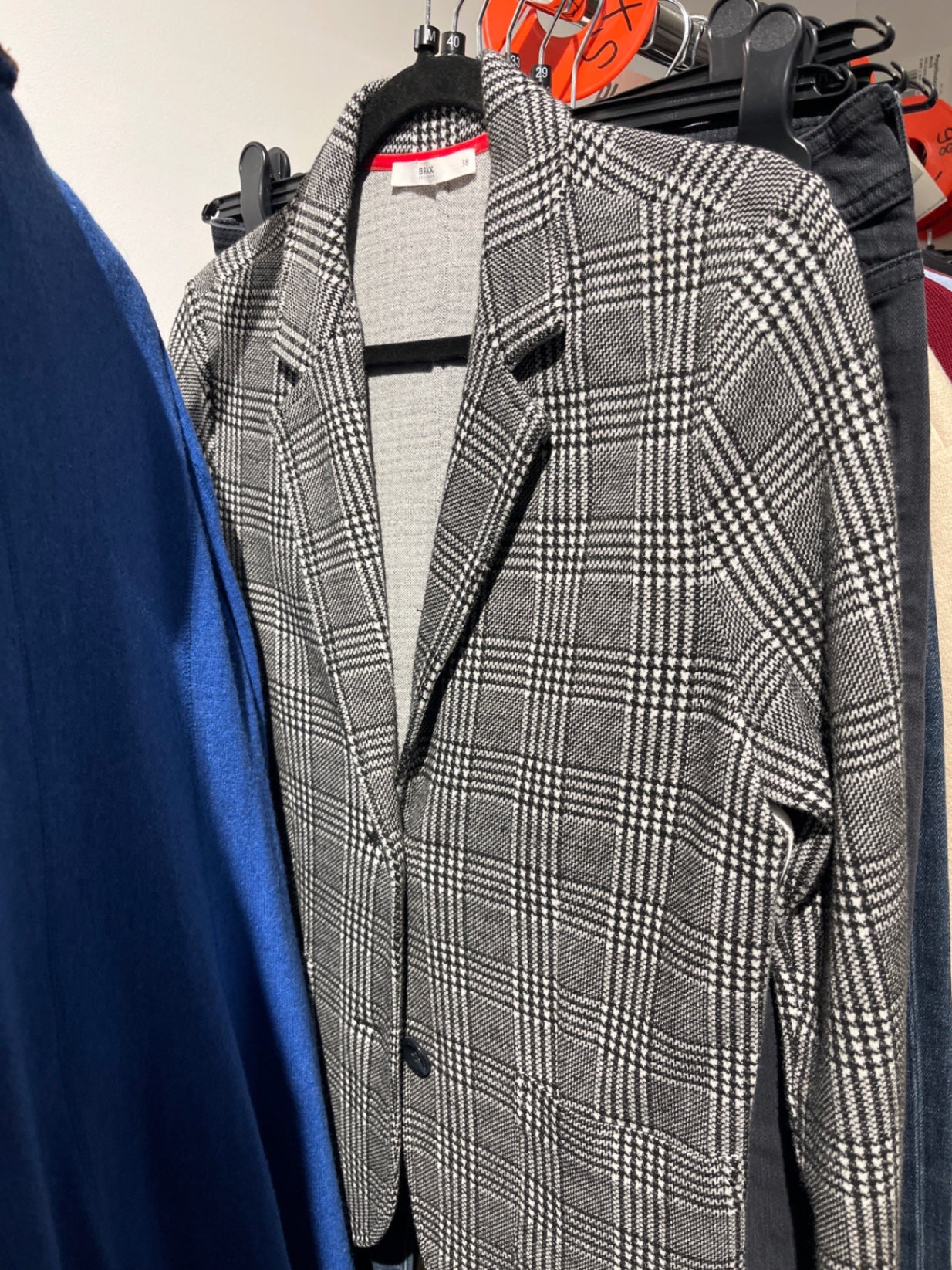 Brax Blazer Schwarz, Weiß kariert Gr.: M