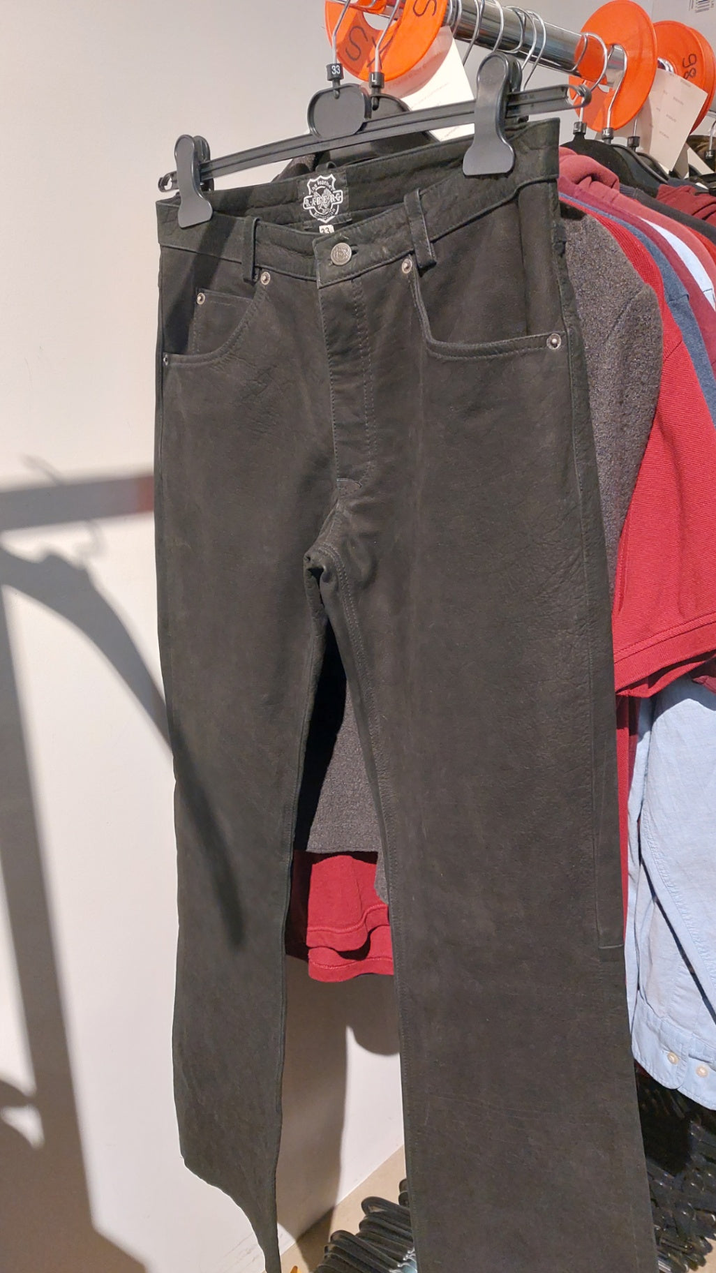 R•A•B•E•R•G Lederhose Schwarz Gr.: 33