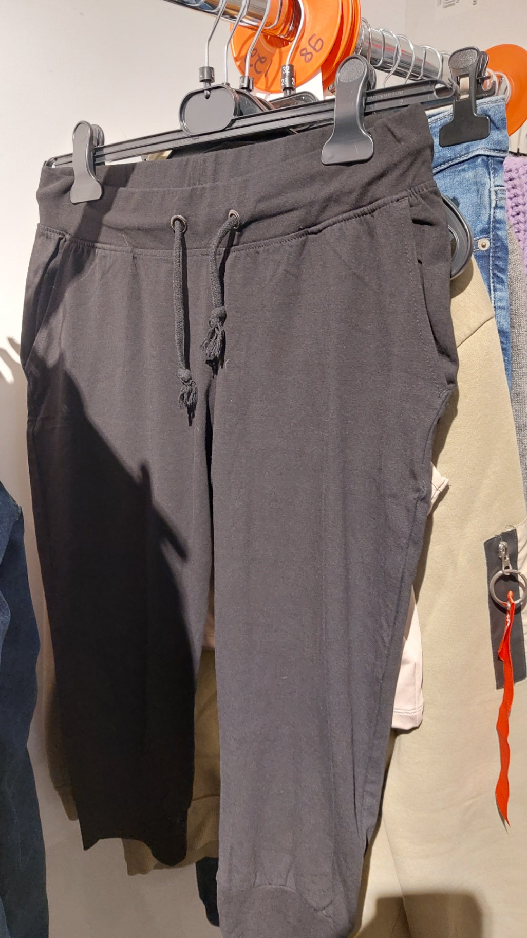 Esmara 3/4 Sporthose Schwarz Gr.: L