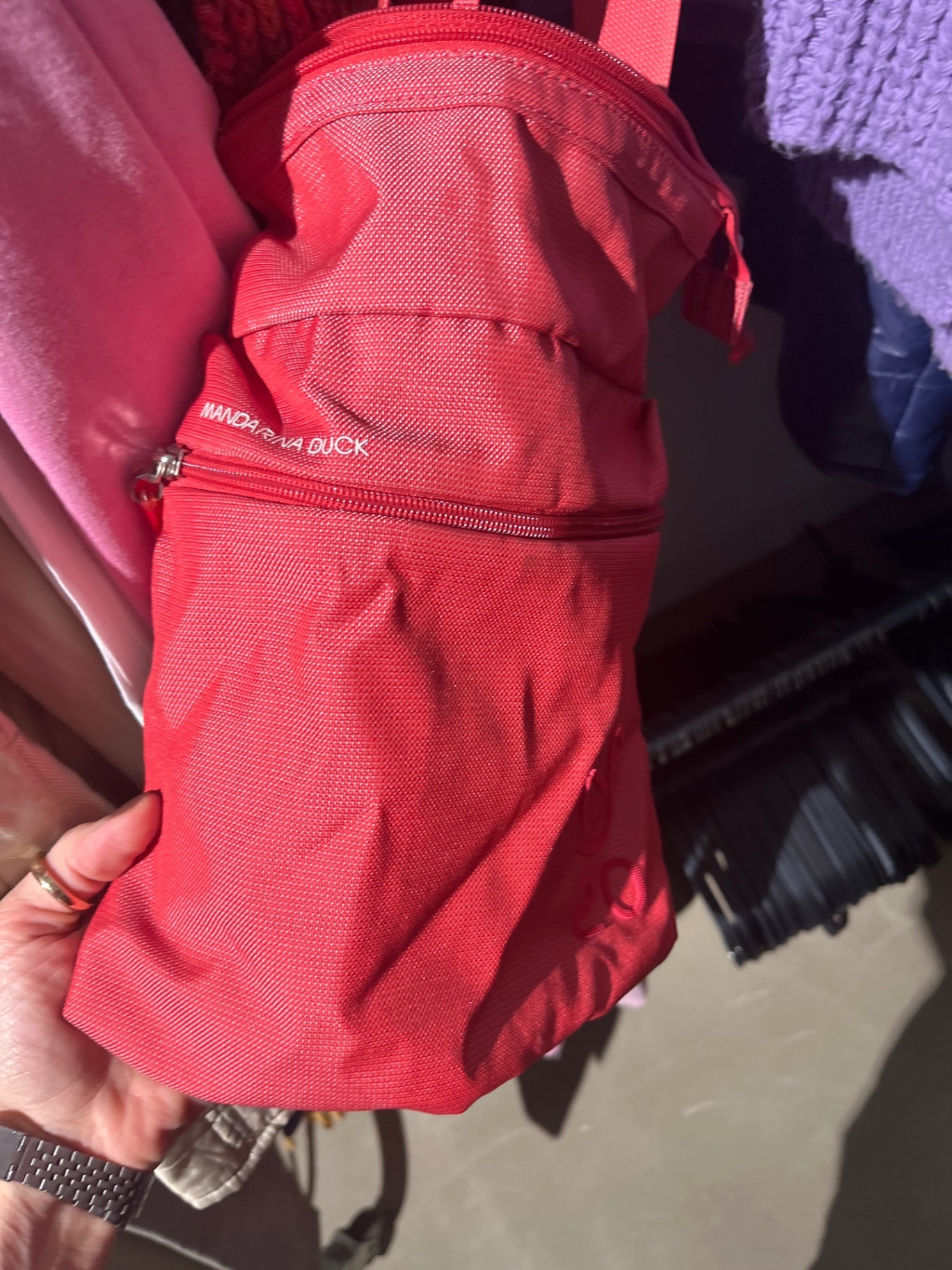 MANDARINA DUCK Tasche Rot 